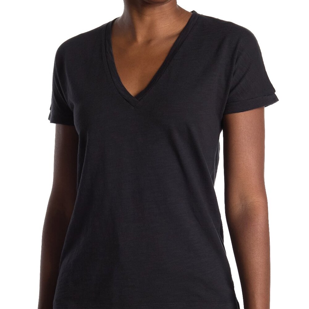 Alex Mill Navy V-Neck Short Sleeve Tee